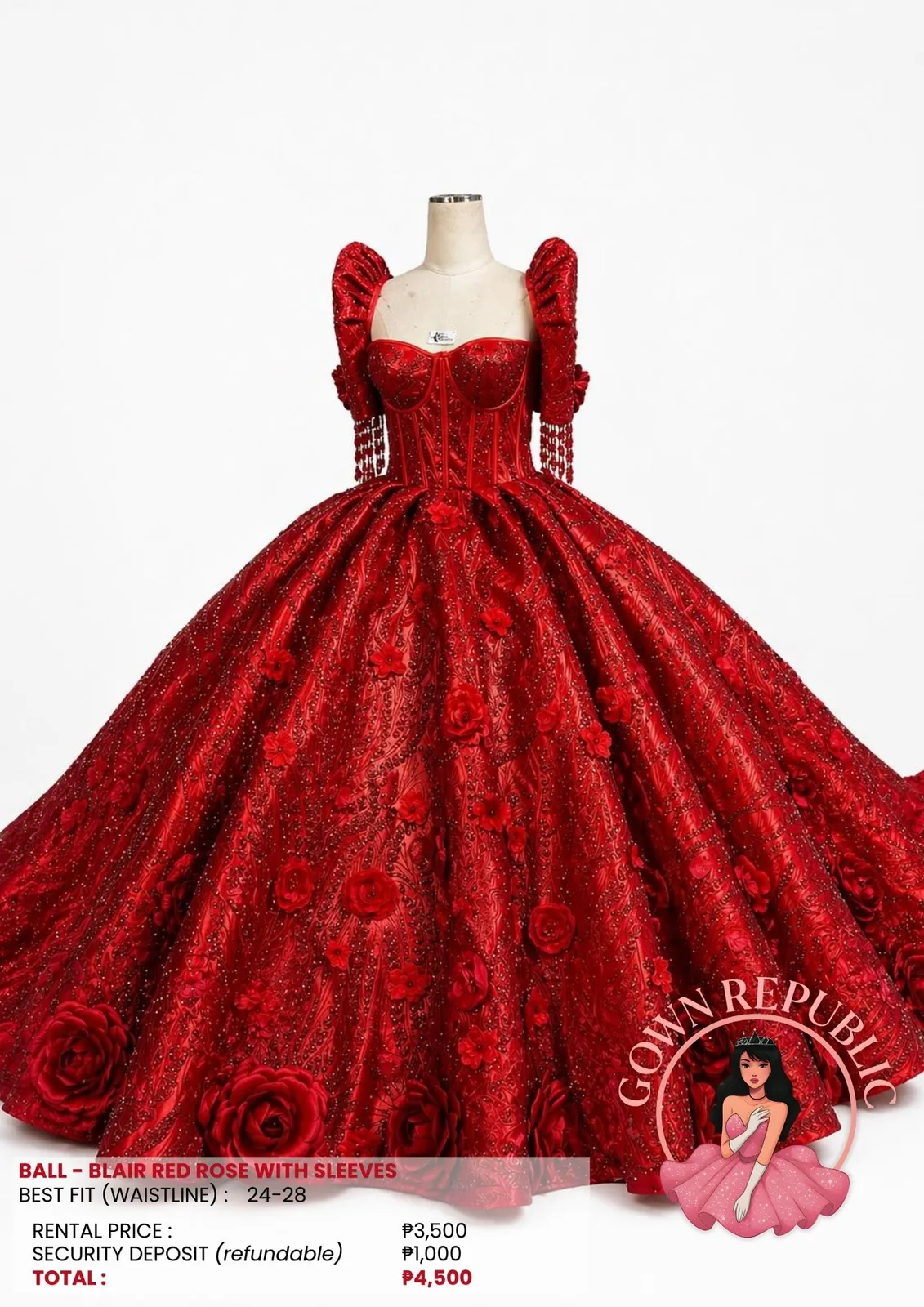 Ball Gowns: Red 214